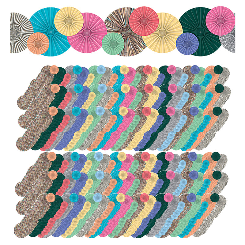 (6 Pk) Fans Die-cut Border Trim Home Sweet Classroom