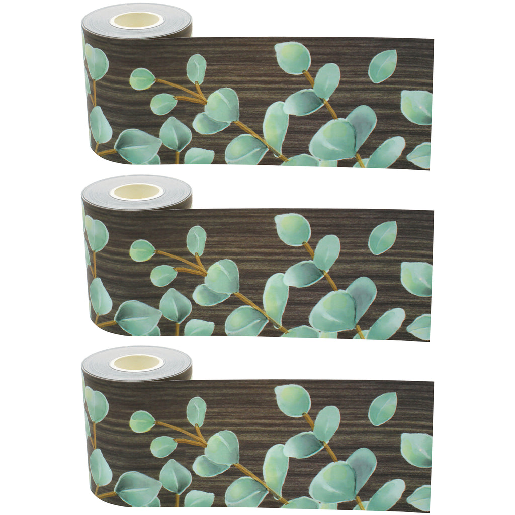 (3 Pk) Eucalyptus Straight Rolled Border