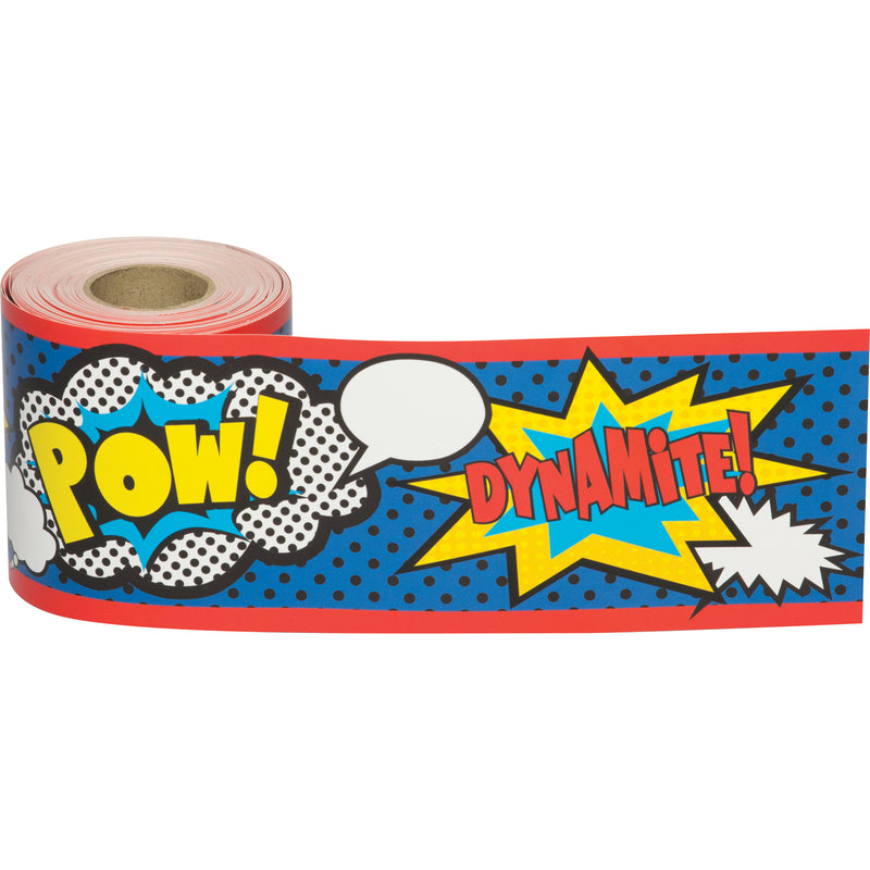 Superhero Straight Rolled Border