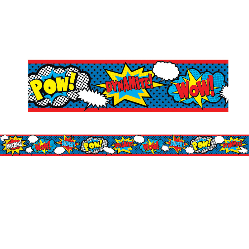 Superhero Straight Rolled Border