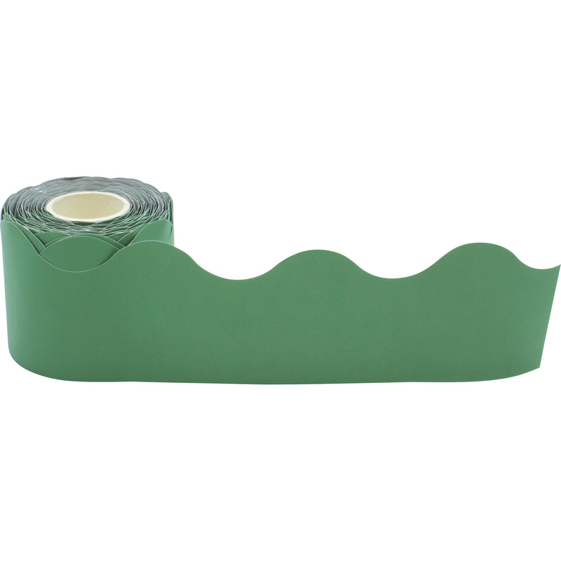 Eucalyptus Grn Scalloped Rolld Trim