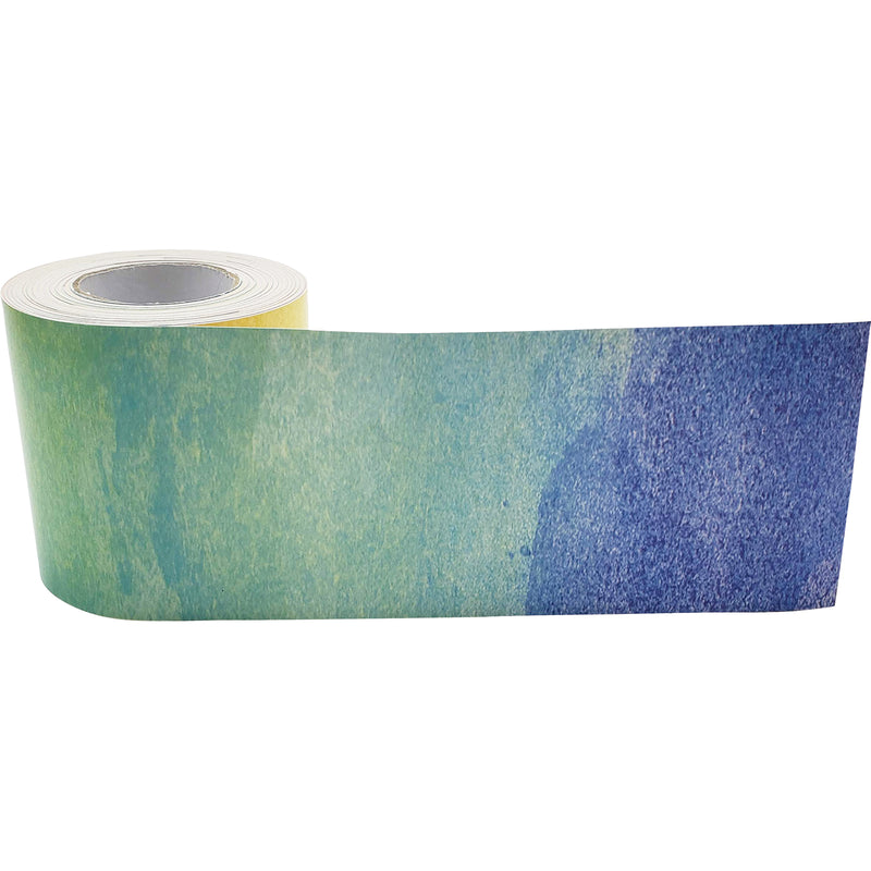 Watercolor Straight Rolled Border