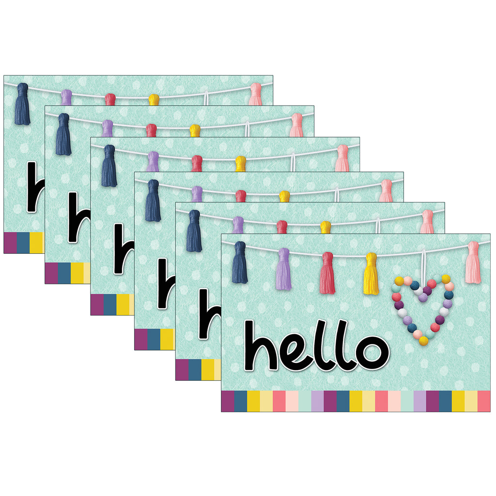 (6 Pk) Oh Happy Day Hello Postcrds