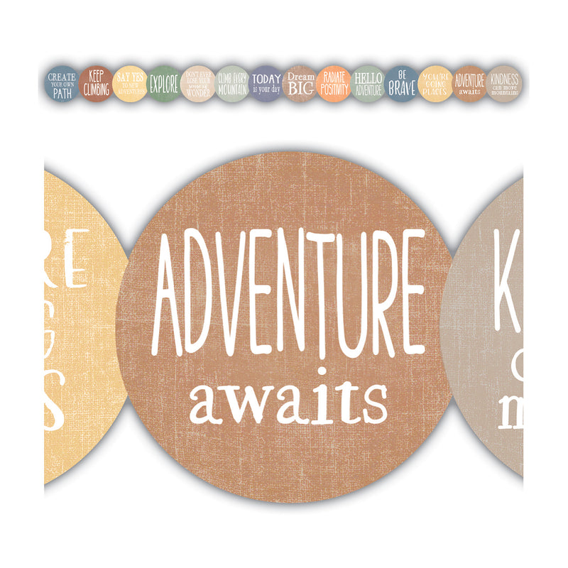 Positive Saying Die-cut Border Trim