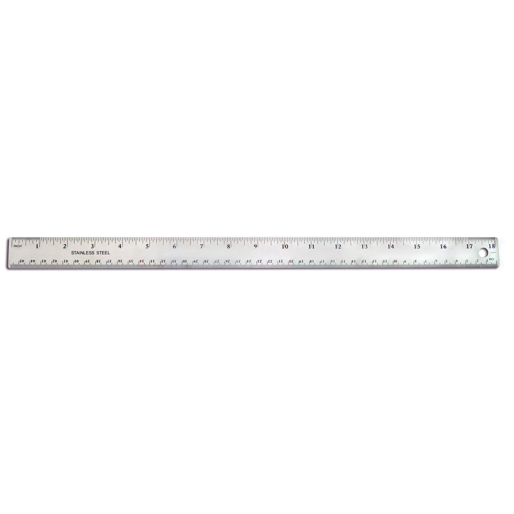 (6 Ea) 18in Stainless Steel Ruler