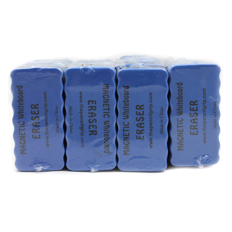 Magnetic Whiteboard 24pk Blue 4x2 Erasers
