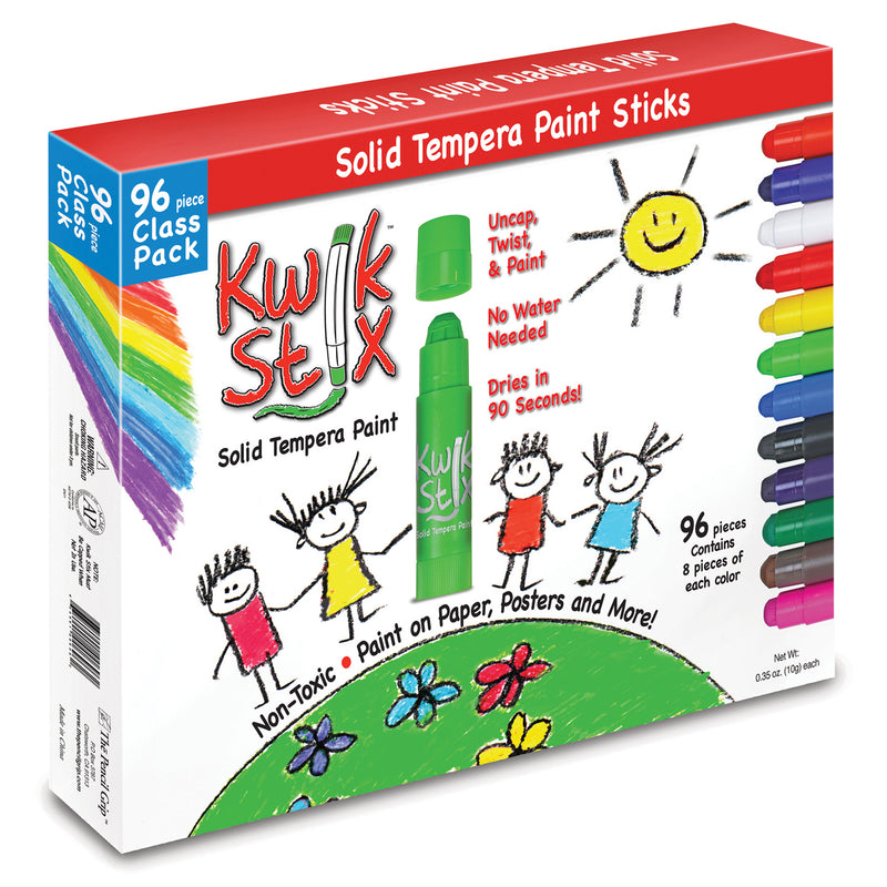 Kwik Stix Tempera Paint Classpack 96pc Set