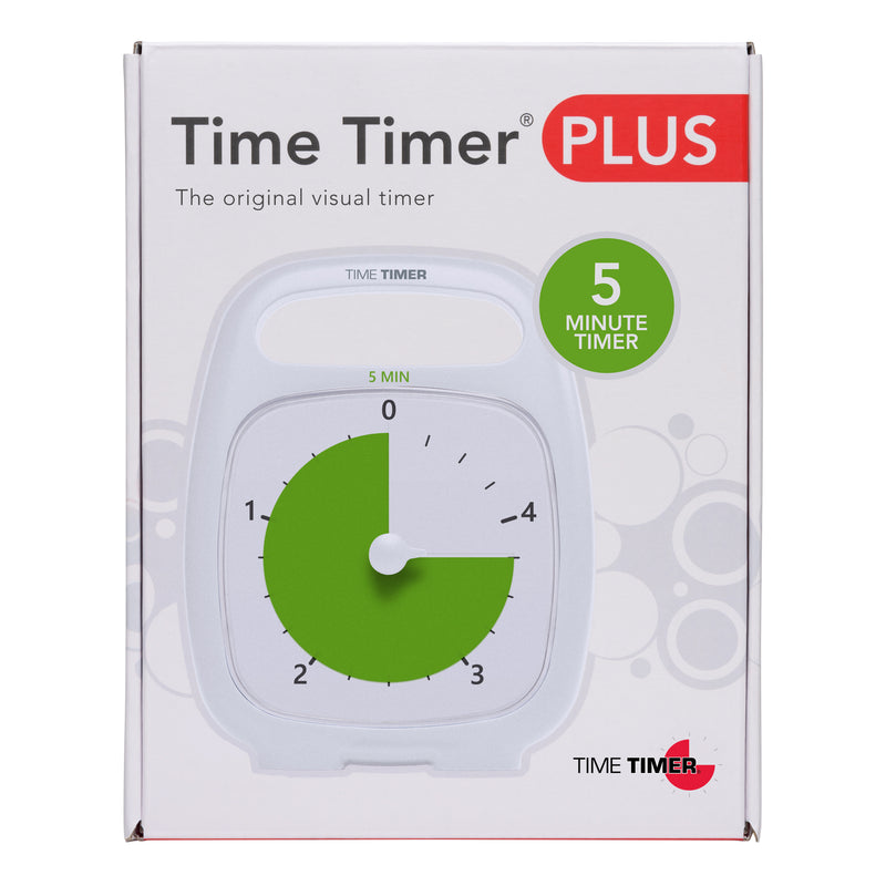 Time Timer Plus 5 Minute White
