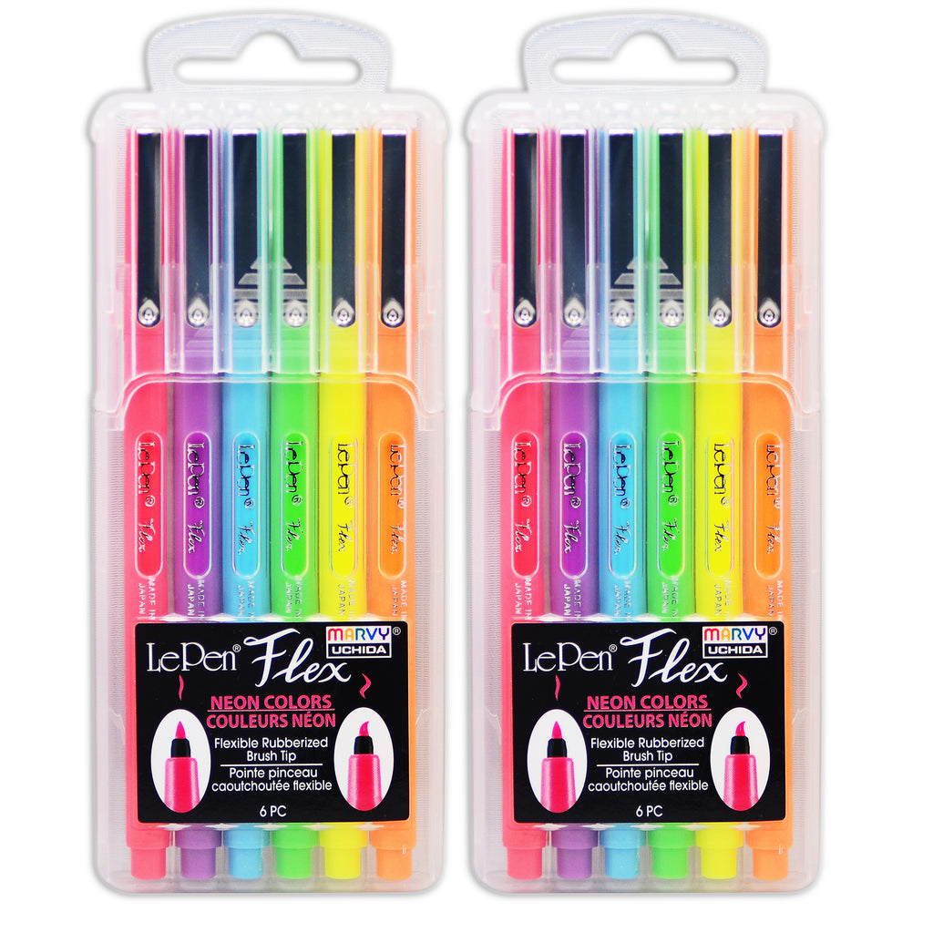 (2 Pk) Lepen Flex Neon 6 Colors