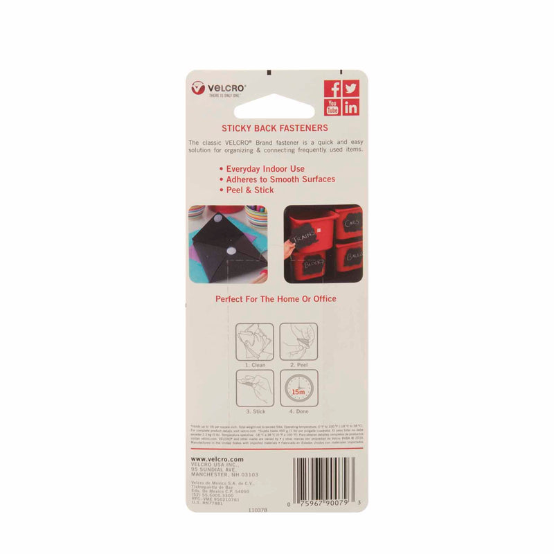 Velcro Tape 3-4 X 18 Strips White
