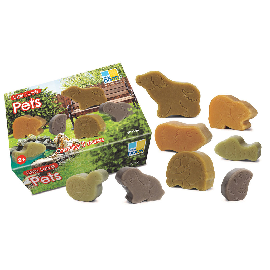 Little Lands – Pets, Set of 8 Stone Figures