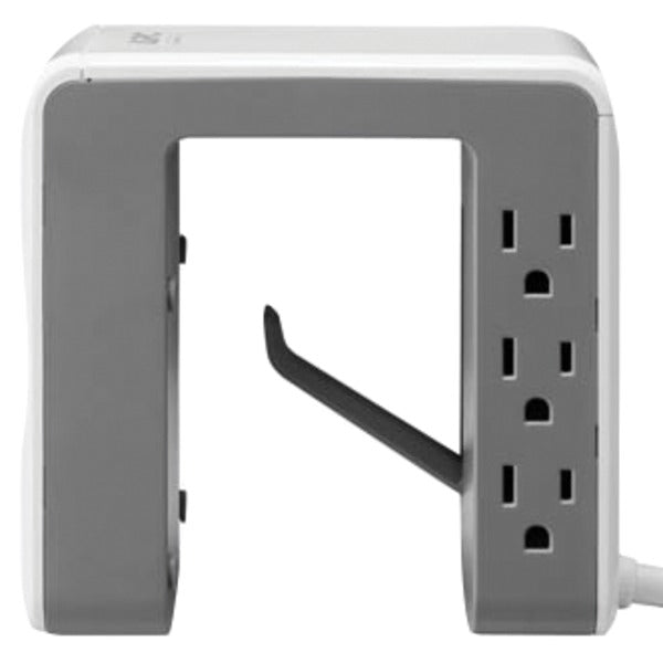 Essential SurgeArrest(R) Desk-Mount Power Station with 6 Outlets and 4 USB Charging Ports (White)
