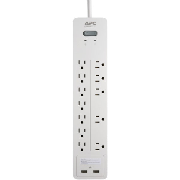 Home Office SurgeArrest(R) 12-Outlet Power Strip with 2 USB Charging Ports