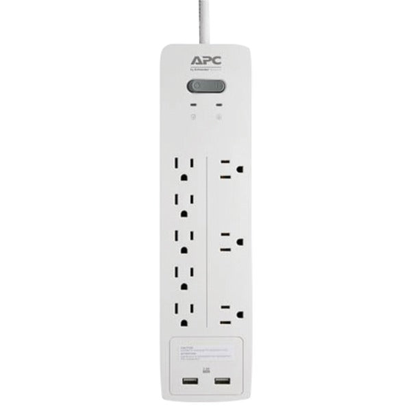 Home Office SurgeArrest(R) 8-Outlet Power Strip with 2 USB Charging Ports