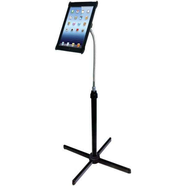 Height-Adjustable Gooseneck Floor Stand for 7"-13" Tablets