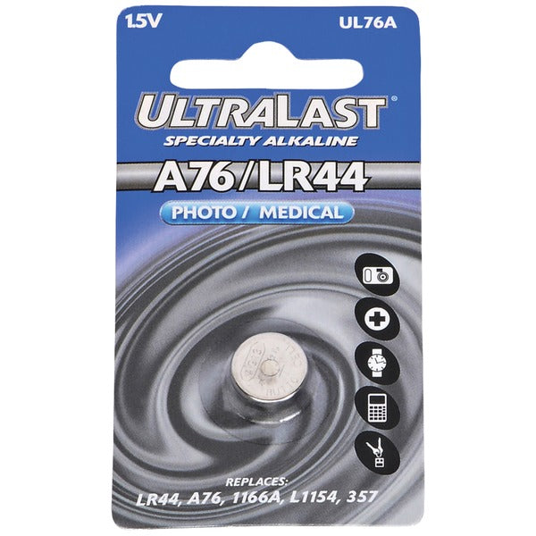 UL76A Alkaline Photo-Medical Button Cell Battery