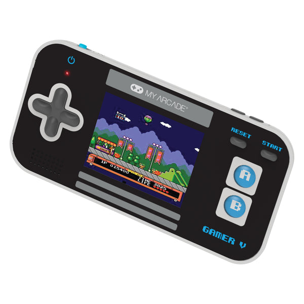 Gamer V Classic 220-in-1 Handheld Video Game System (Black and Blue)