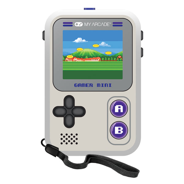 Gamer Mini Classic 160-in-1 Handheld Video Game System (Gray and Purple)