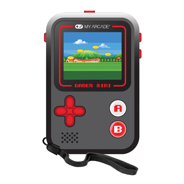 Gamer Mini Classic 160-in-1 Handheld Video Game System (Black and Red)