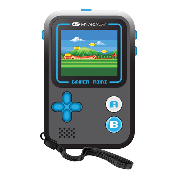 Gamer Mini Classic 160-in-1 Handheld VIdeo Game System (Black and Blue)