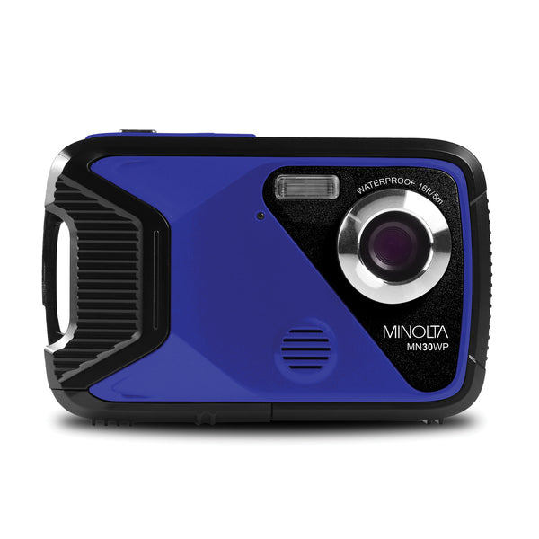 MN30WP Waterproof 4x Digital Zoom 21 MP-1080p Digital Camera (Blue)