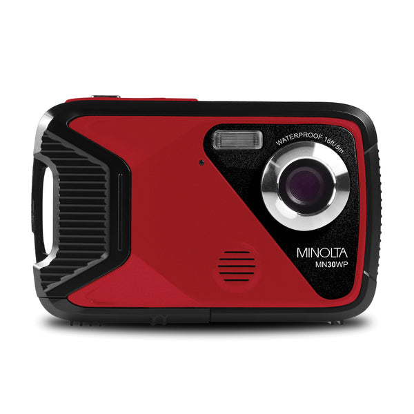 MN30WP Waterproof 4x Digital Zoom 21 MP-1080p Digital Camera (Red)