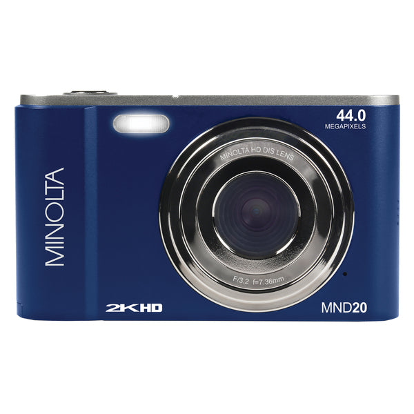 MND20 16x Digital Zoom 44 MP-2.7K Ultra HD Digital Camera (Blue)