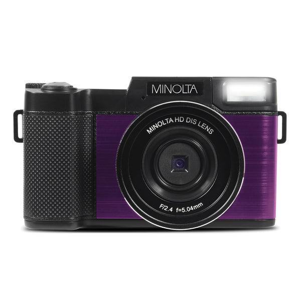 MND30 4x Digital Zoom 30 MP-2.7K Quad HD Digital Camera (Purple)
