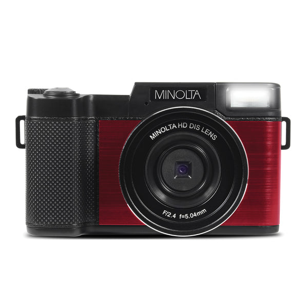 MND30 4x Digital Zoom 30 MP-2.7K Quad HD Digital Camera (Red)