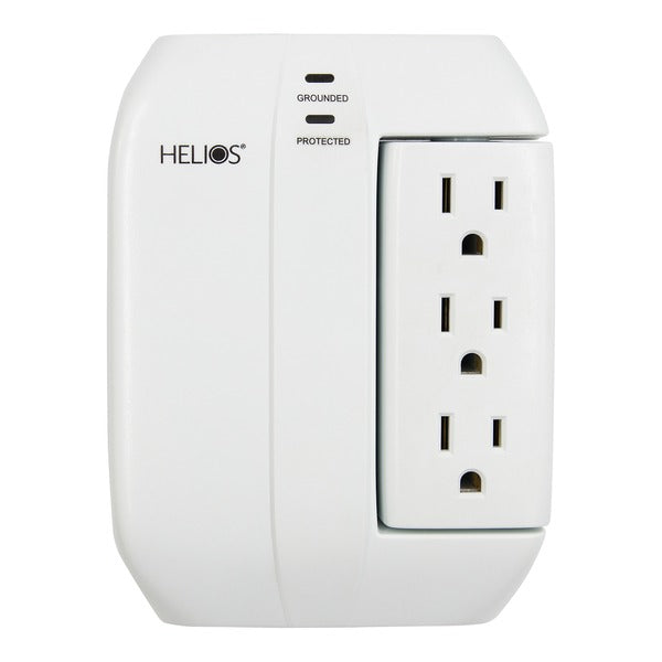 5-Outlet Wall Tap Surge Protector with 2 USB Charging Ports
