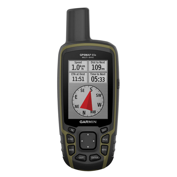 GPSMAP(R) 65s Multi-Band/Multi-GNSS Handheld with Sensors