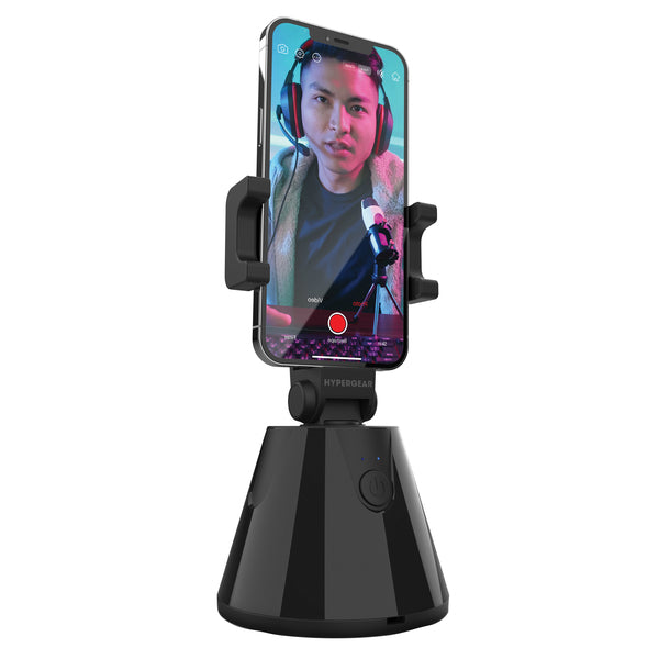 HyperView Auto-Tracking Universal Phone Mount, Black