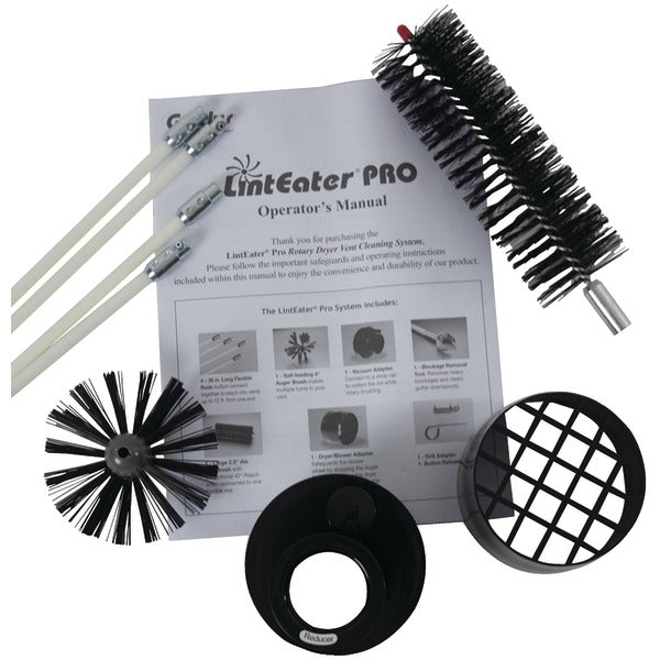 Pro 10-Piece Rotary Dryer Vent Cleaning System