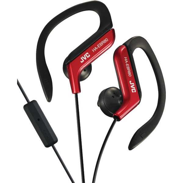 In-Ear Sports Headphones with Microphone & Remote (Red)