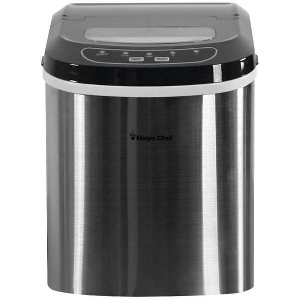 27-Pound-Capacity Portable Ice Maker (Stainless with Black Top)