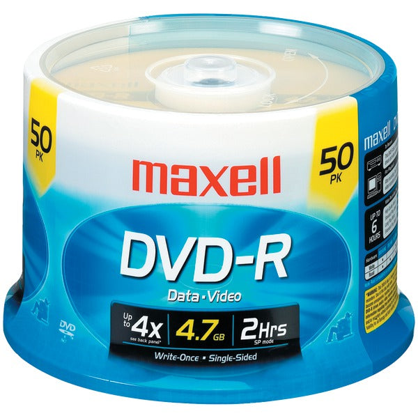 4.7GB 120-Minute DVD-Rs (50-ct Spindle)