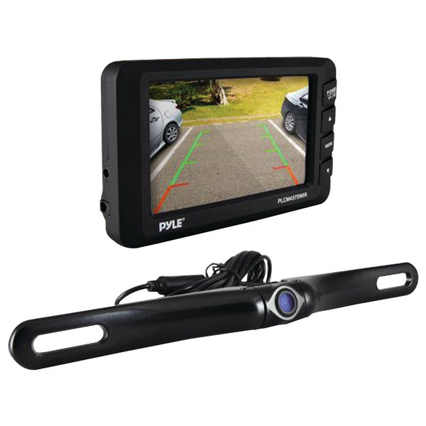 4.3" LCD Monitor & Wireless Backup Camera with Parking-Reverse Assist System
