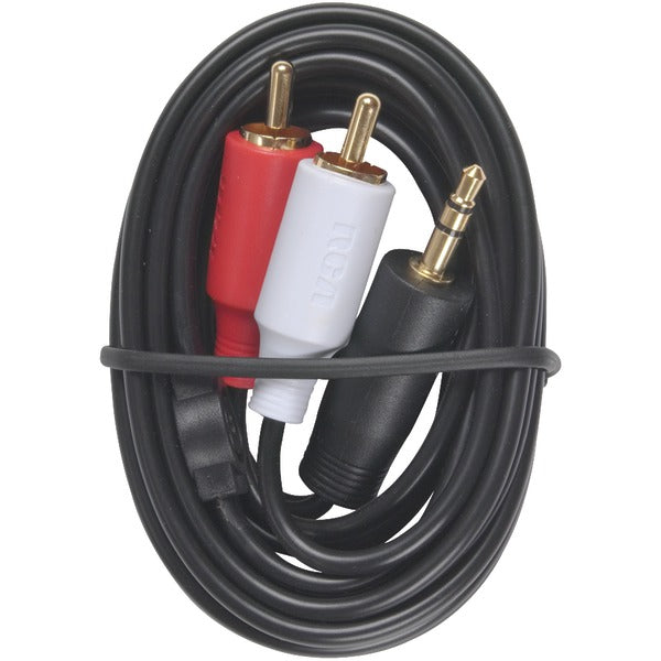 MP3 3.5mm to 2 RCA Plugs Y-Adapter, 3ft