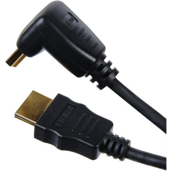 HDMI Cable with 1 Right Angle Connector, 6ft