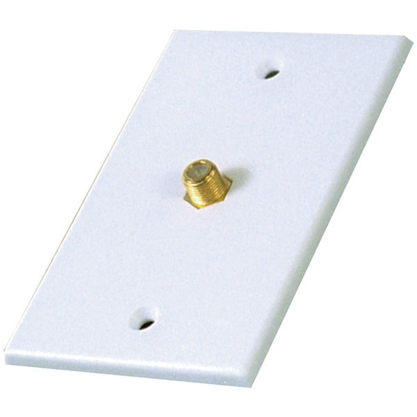 Single Coaxial In-Line Wall Plate