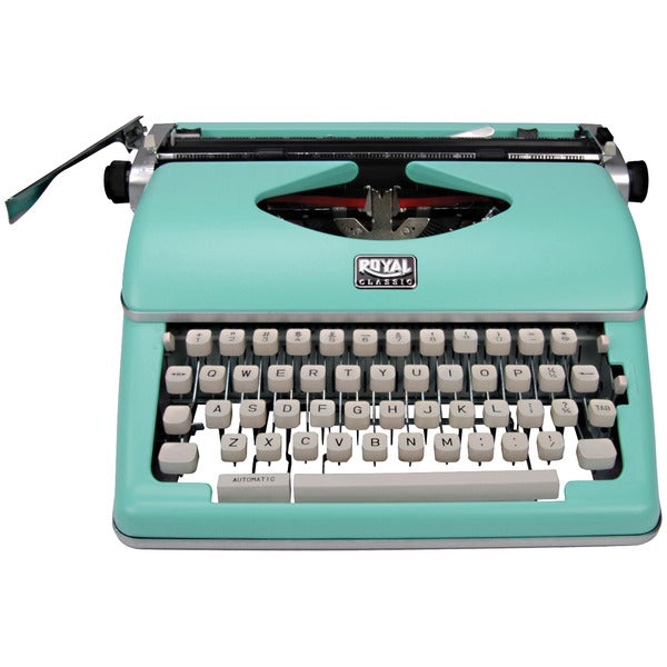 Classic Manual Typewriter (Mint Green)