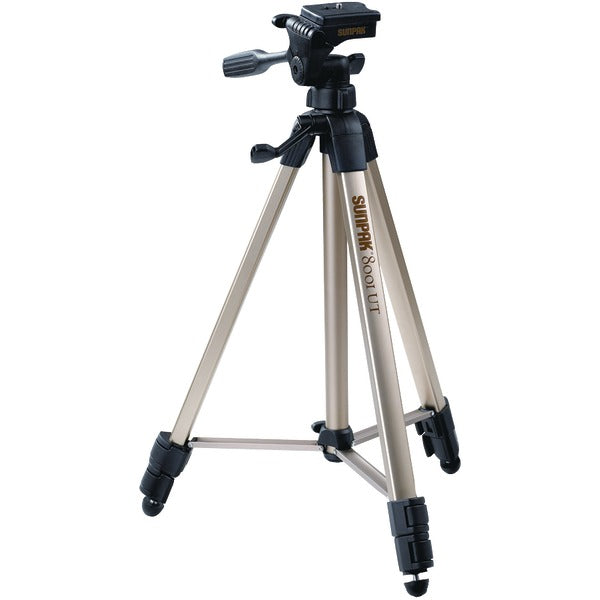 Tripod with 3-Way Pan Head (Folded height: 20.8"; Extended height: 60.2"; Weight: 2.3lbs; Includes 2nd quick-release plate)