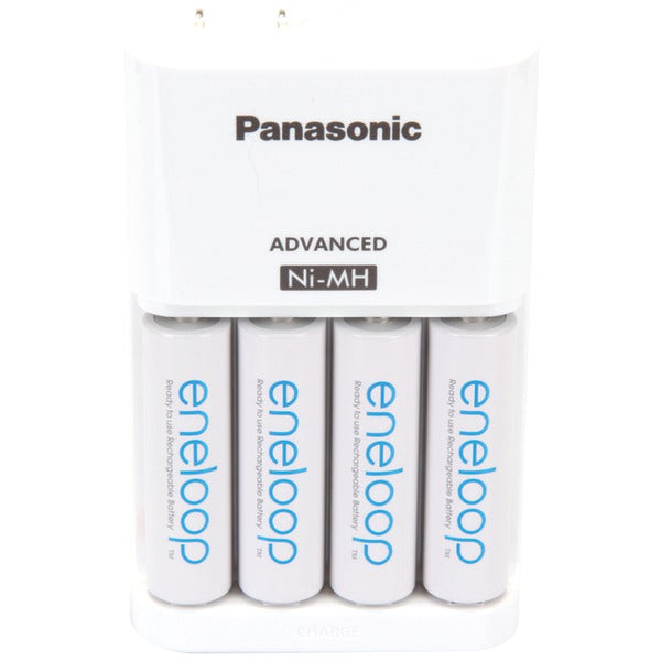 4-Position Charger with AA eneloop(R) Batteries, 4 pk