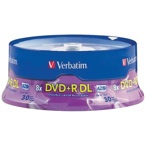 8.5GB Dual-Layer DVD+Rs (30-ct Spindle)