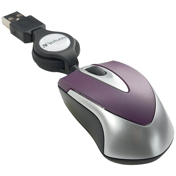 Optical Mini Travel Mouse (Purple)