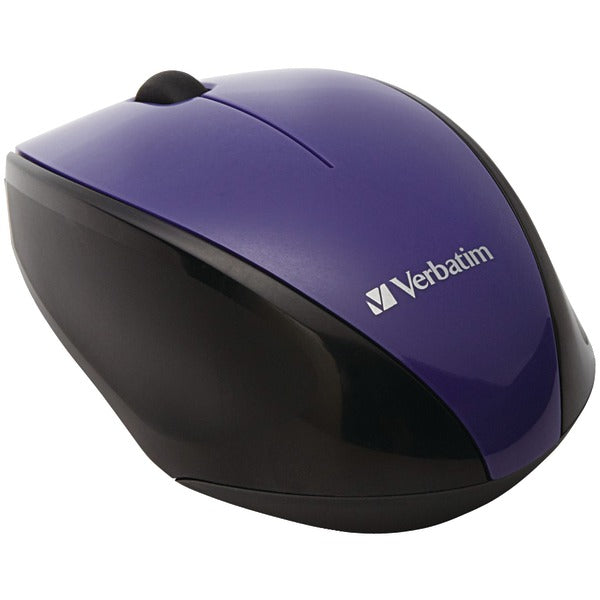 Wireless Multi-Trac Blue LED Optical Mouse (Purple)