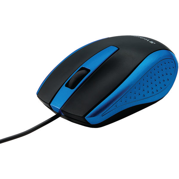 Corded Notebook Optical Mouse (Blue)