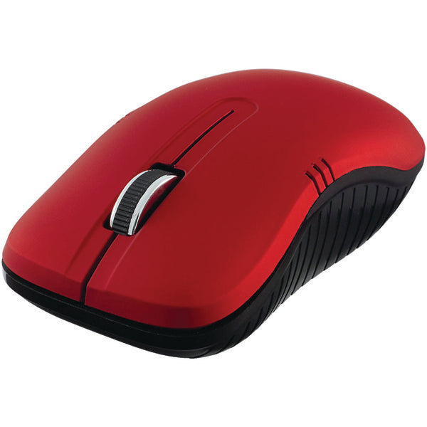Commuter Series Wireless Notebook Optical Mouse (Matte Red)