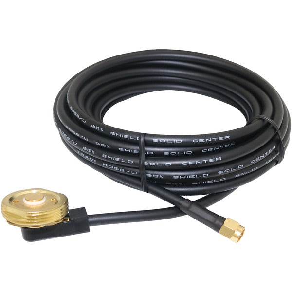 NMO 3-4" Hole Mount with Cable & SMA Male Connector