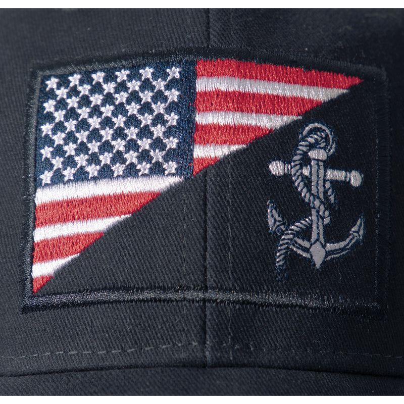 Rothco US Navy Anchor / Flag Low Profile Cap